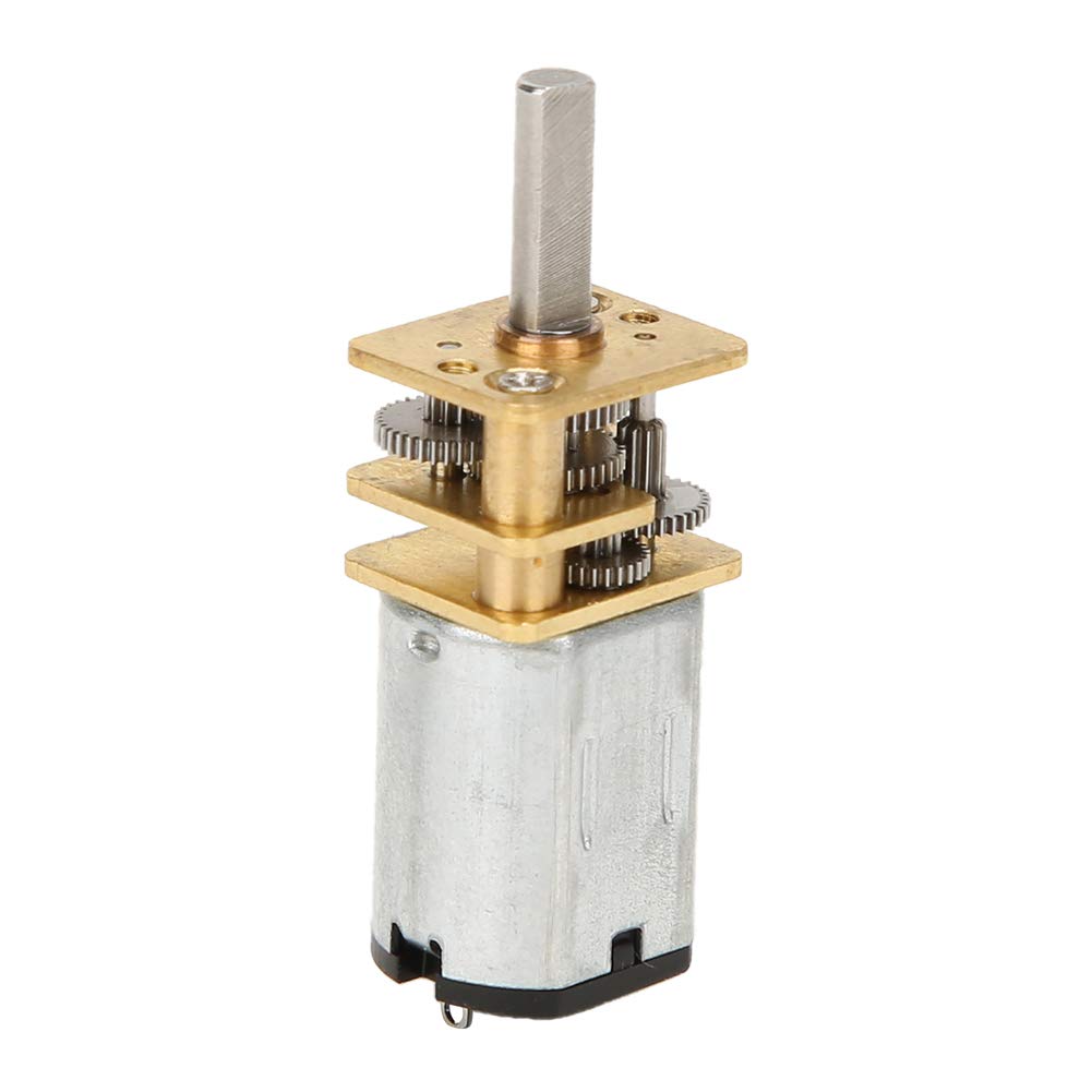 DC 12V Mini Metal Gear Motor High Torque Speed Reduction 1000RPM Low Noise for DIY Toys Robotic Applications Industrial Automation