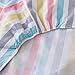 100% Soft Cotton Fitted Sheet Queen Size Deep Pocket Colorful Striped Gingham Wrinkle Free,1 Piece Cooling Bed Sheet Comfortable Kids Bedding Collection Queen Bed Sheet,Rainbow Sheet
