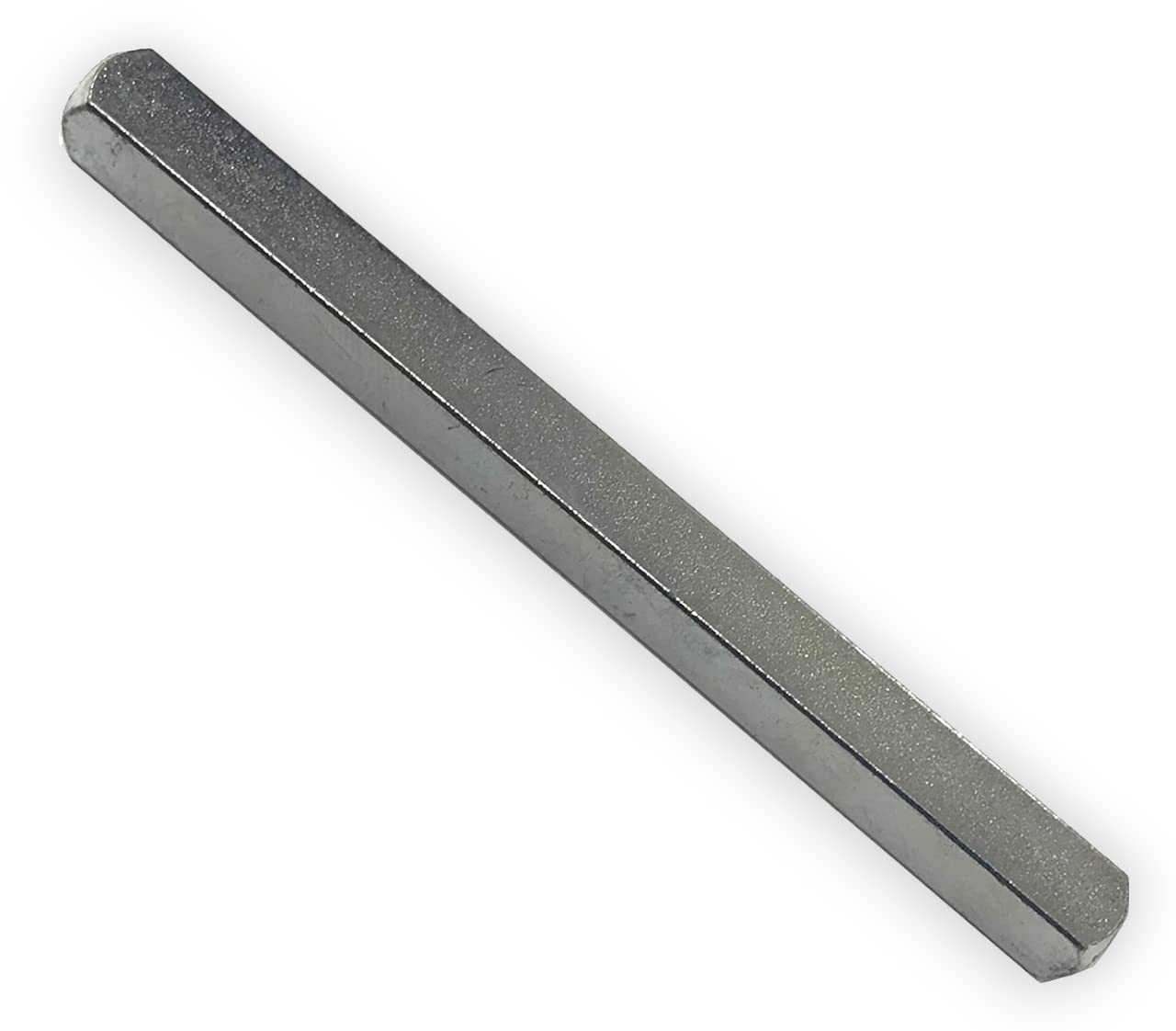 6mm Windows UPVC and Door Handle Spindle Plain Bar 100mm or 150mm Solid Steel Silver Metal Spindles Pack of 1 (6mm x 100mm)
