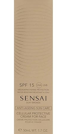sensai silky bronze cellular protective cream for face spf 50