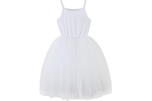 GSVIBK Baby Girls Tutu Dress Toddler Cotton Tutu Dress Sleeveless Infant Tulle Dresses Princess Party Dress