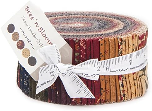 Moda Kansas Troubles Bees 'n Blooms Jelly Roll