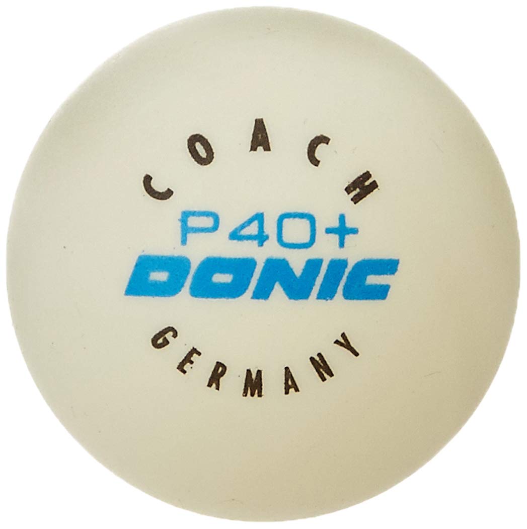 Donic Coach P40+ 6pcs. White Training Ball