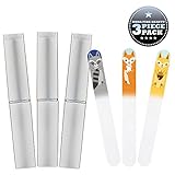 Glass Nail Files - 3 Piece Forest Animal Pack - Baby Crystal Nail File Set For Newborns, Toddlers, Babies & Young Children - Perfect Gift for Babies, New Moms & Baby Shower