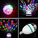 Lightahead® LA005 Rotating LED Strobe Bulb Multi changing Color Crystal Stage Light