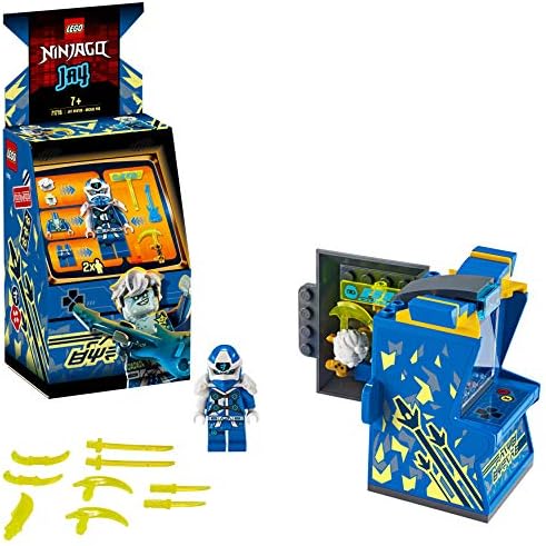 LEGO 71715 NINJAGO Jay Avatar Arcade Pod Portable Playset