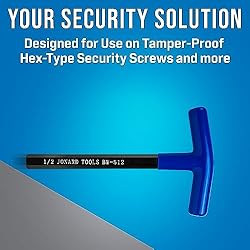 Jonard BW-532 Hex Booth Wrench Tamperproof