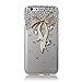 iPhone 6 Rhinestone Case White, Armybee(TM) Bling iPhone 6[4.7] Case White Crystal Rhinestone Slim Diamond Bow Design Cover (Fits: Apple iPhone 6[4.7] only, Package Included: 1 X HD Screen Protector) (White)