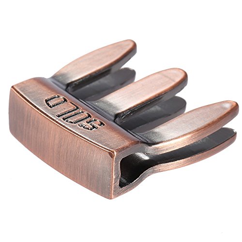 image for ammoon Violin Viola Practice Metal Mute Fiddle Silencer 3 Prong