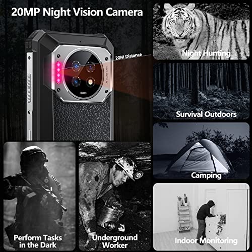 Rugged Unlocked Smartphone, OUKITEL WP19 Night Vision Mobile Phones