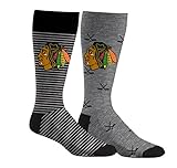 NHL Men's Chicago Blackhawks 2-Pack Dress Socks