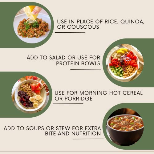 Shipetaukin Quick Fonio African Supergrain Gluten Free Vegan Non GMO Substitute for