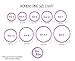 FluxActive Silicone Wedding Ring for Women (4 Band Pack) Black, Purple, Pink, Teal