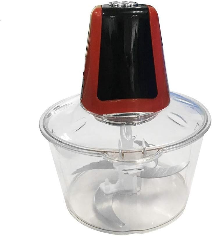 HTHJSCO Electric Food Processor Meat Grinder and Food Chopper with 4 Titanium Coating Blades for Meat, Vegetables, Fruits and Nuts, Fast & Slow 2-Speed