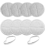 BIHARNT 2124,2039A,2307 Replacement Mop Pads Compatible with Bissell Spinwave Mop(8 Pack)