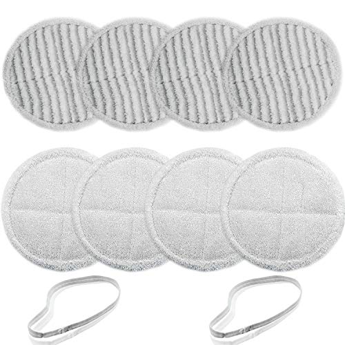 BIHARNT 2124,2039A,2307 Replacement Mop Pads Compatible with Bissell Spinwave Mop(8 Pack)