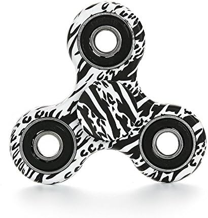 Zonyor Anti-Anxiety 381 Spinner Helps Focusing Fidget Toys Premium Quality EDC Focus Toy for Kids &amp; Adults - Best Stress Reducer Relieves ADHD Anxiety camouflage Zebra