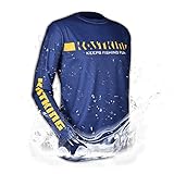 KastKing Long Sleeve Tee Shirt Moisture Wicking Fishing & Sports 100% Polyester for Quick Drying