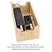 MobileVision Bamboo Charging Station w/Cutout for Bluetooth Portable Wireless Speaker and Docking Stand use w/DKnight MagicBox, Anker Classic & More