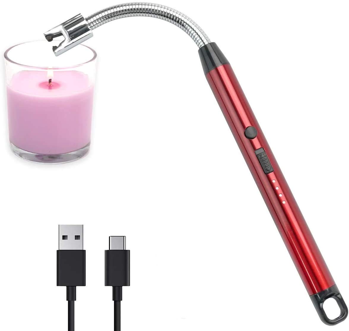 Abhsant Candle Lighter, Electric Grill Rechargeable USB Plasma