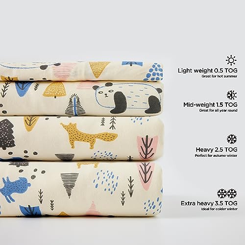 Duomiaomiao Baby Sleep Sack, Four Season Cotton Toddler Sleeping Sack