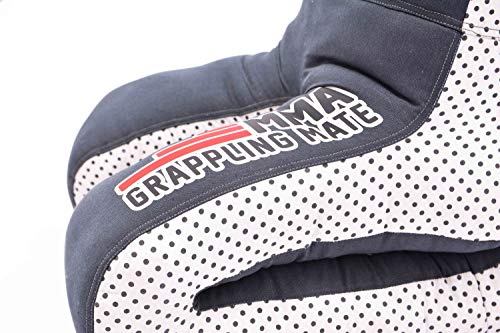 Grappling Dummy MMA Jiu Jitsu - Grappling Wrestling Dummy - Made from Durable Canvas Fabrics - MMA Dummy for Multiple Drills UNFILLED (Grey, 72'')