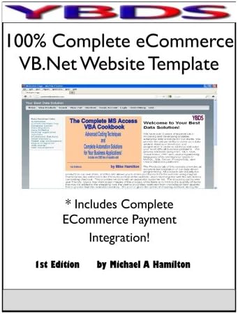 100% Complete Ecommerce VB.Net Website Template