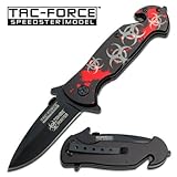 Ao Zombie Hunter Rescue Folding Knife Tf-799rs
