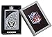 Zippo NFL Oakland Raiders Street Chrome Pocket Lighter, One Size