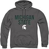Michigan State University Stacked Unisex Adult Pull-Over Hoodie