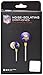 iHip NFF10200MIV NFL Minnesota Vikings Mini Ear Buds, Purple/Yellow