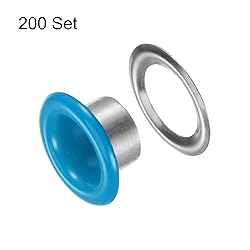 HARFINGTON 200 Set Color Round Grommets 6mm