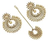 MUCH-MORE Indian Gold Plated Traditional Amazing Multi Stone Jewelry For Women (10201 CRYSTAL)