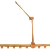 Baby Crib Mobile Hanger &amp; Holder, 26 Inch 360&deg; Rotating Wood | 26-inch beech wood mobile arm for crib with anti-slip clamp. Hangs mobiles, plush toys &amp; nursery decor. Sturdy, safe, natural