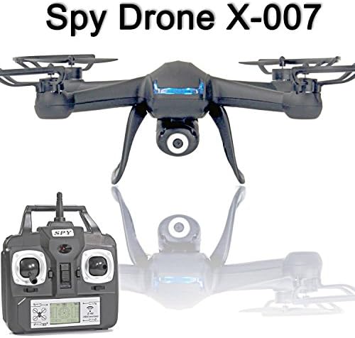 KiiToys Camera Drone with Spy Camera - X007 Quadcopter HD Camera 720p 2MP, 6 Axis Gyroscope, 7.4V Battery, Easy to Fly Great for Beginners (2018 Version)