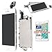 Screen Replacement For iPhone 6 LCD Touch Display - White Recyco Full Set With Frame Glass Digitizer Assembly with Home Button and Camera