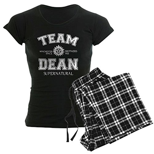 CafePress - Team Dean Supernatural Women's Dark Pajamas - Womens Novelty Cotton Pajama Set, Comfortable PJ Sleepwear