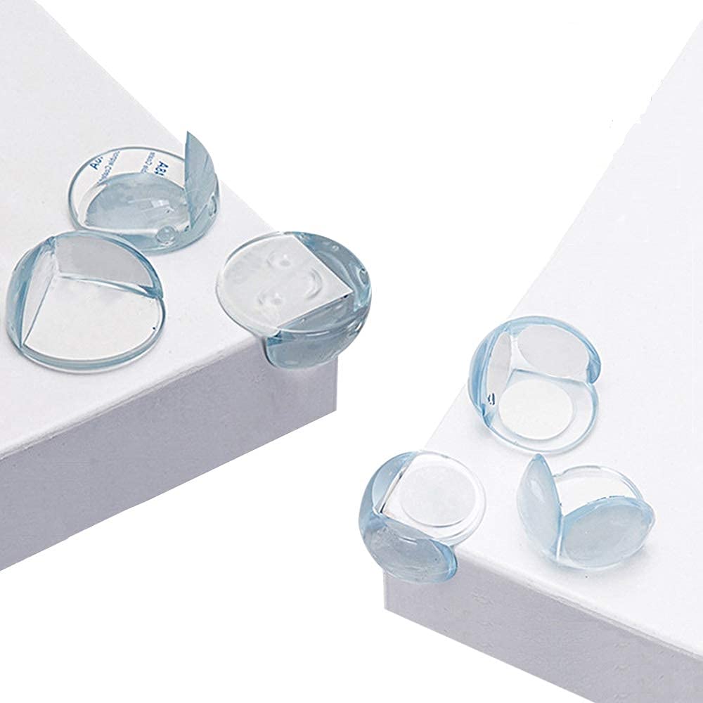 YOFASEN Clear Corner Guards - Table Furniture Shelf Sharp Corner Protectors Guards for Baby Child Safety Edge Bumper Guards, Transparent, Style 05