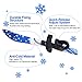 Odoland Kid's Beginner Snow Skis and Poles, Low-Resistant Ski Boards for Age 4 and Under, Lightweight, Sturdy and Safe, Blue