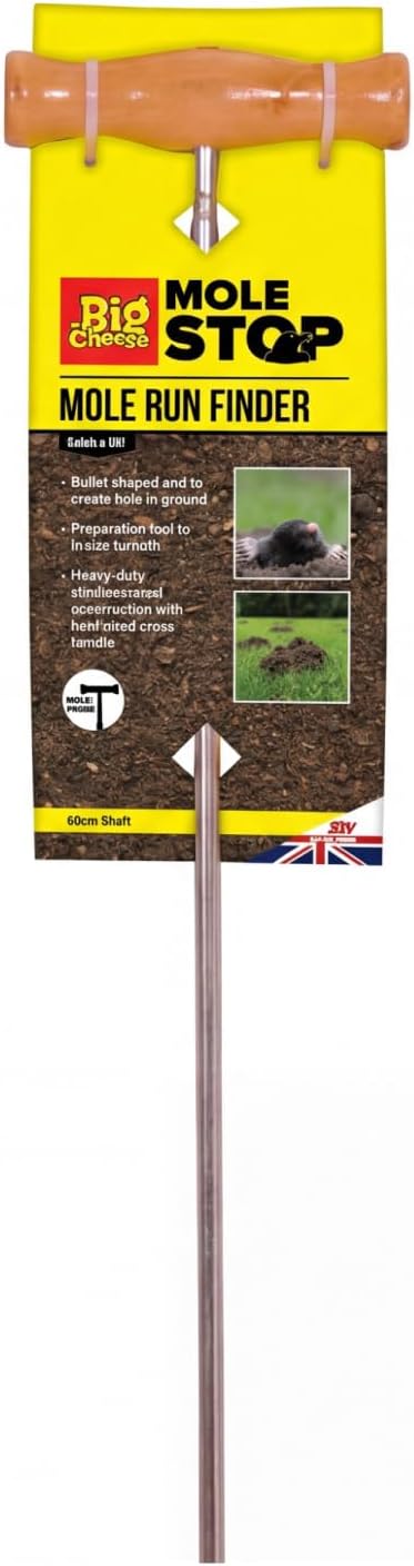 Defenders The Big Cheese Mole Run Finder – Weighted Stainless Probes 60cm