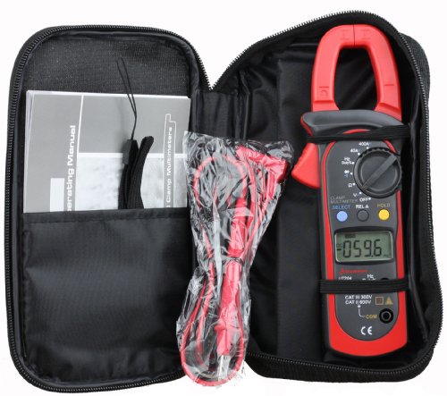 Uni-T UT204 Auto-Ranging AC DC Ture RMS Auto/Manual Range Digital Handheld Clamp Meter Multimeter Test Tool