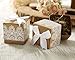 Kate Aspen Rustic Romance Kraft Lace Favor Box, Set of 24