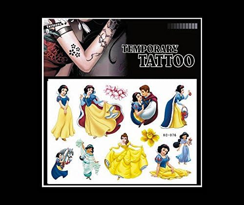 SYZ Beauty Waterproof Temporary Tattoos Snow White Tattoos Kc076