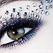 Kloud City Eye Rock Crystal Jewel Rhinestone Glitter Temporary Face Eye Brow Shadow Eyeliner Head Sticker Body Tattoo Costume Accessory Dancer