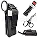 One Hand Medical Tourniquet Combat Application First Aid + Trauma Shear+ Molle Pouch - Ideal Gift for First Responder, EMT, Paramedics, Soldiers, Police