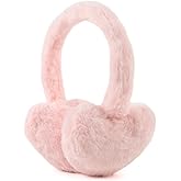 Yuoahcn Toddler Kids Winter Earmuffs Girl Warm Ear Muffs Baby Girls Plush Ear Warmers Cute Ear Covers Headband 3-8Y