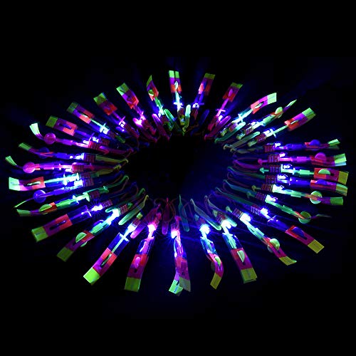 Rocket Copters,32 Pcs Arrow Helicopter LED Flying Toy for Kids - Thumbnail 6
