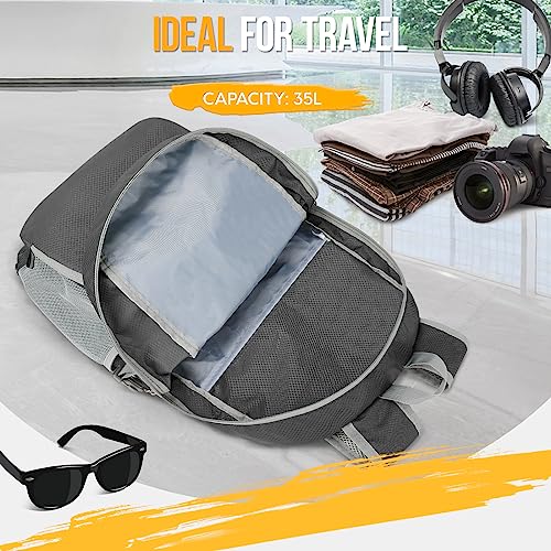 ZOMAKE Lightweight Packable Backpack 35L Light Foldable Backpacks