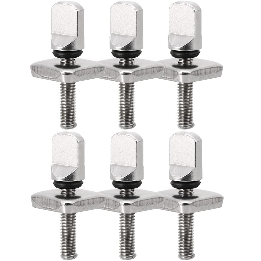 CENPEK 6Pcs Surfing Accessories No Tool Metal Fin Screw Thumb Fin Screw for Men Women Surfboard Surf Longboard Paddleboard and SUP