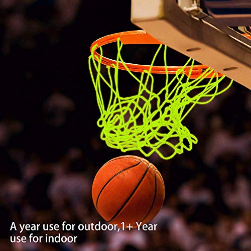 Besmon Nightlight Basketball Net Luminous Outdoor Portable Sun Powered Sports Nylon - Thumbnail 5